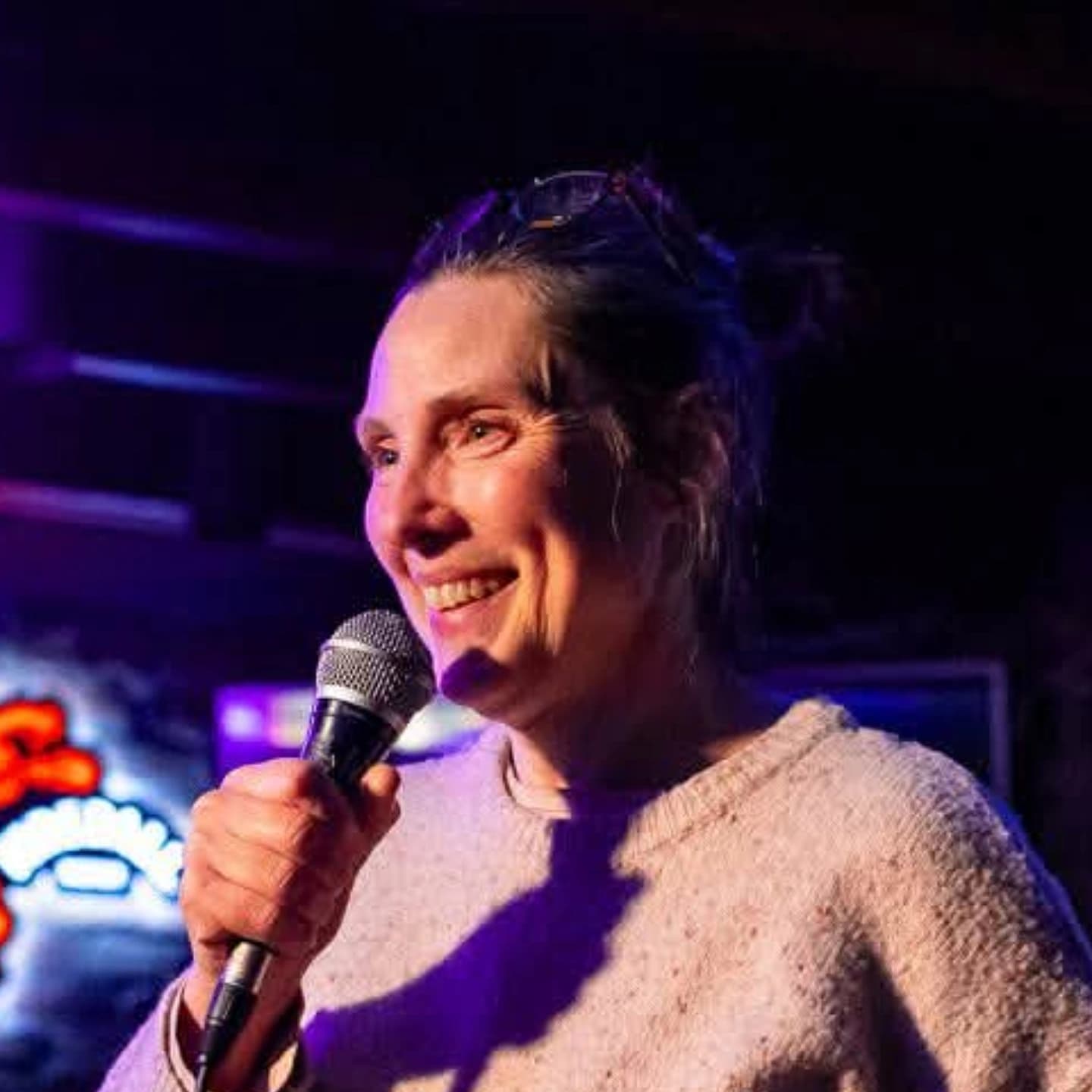 Photo d'actualité de Marie-Pierre Poirier humoriste.