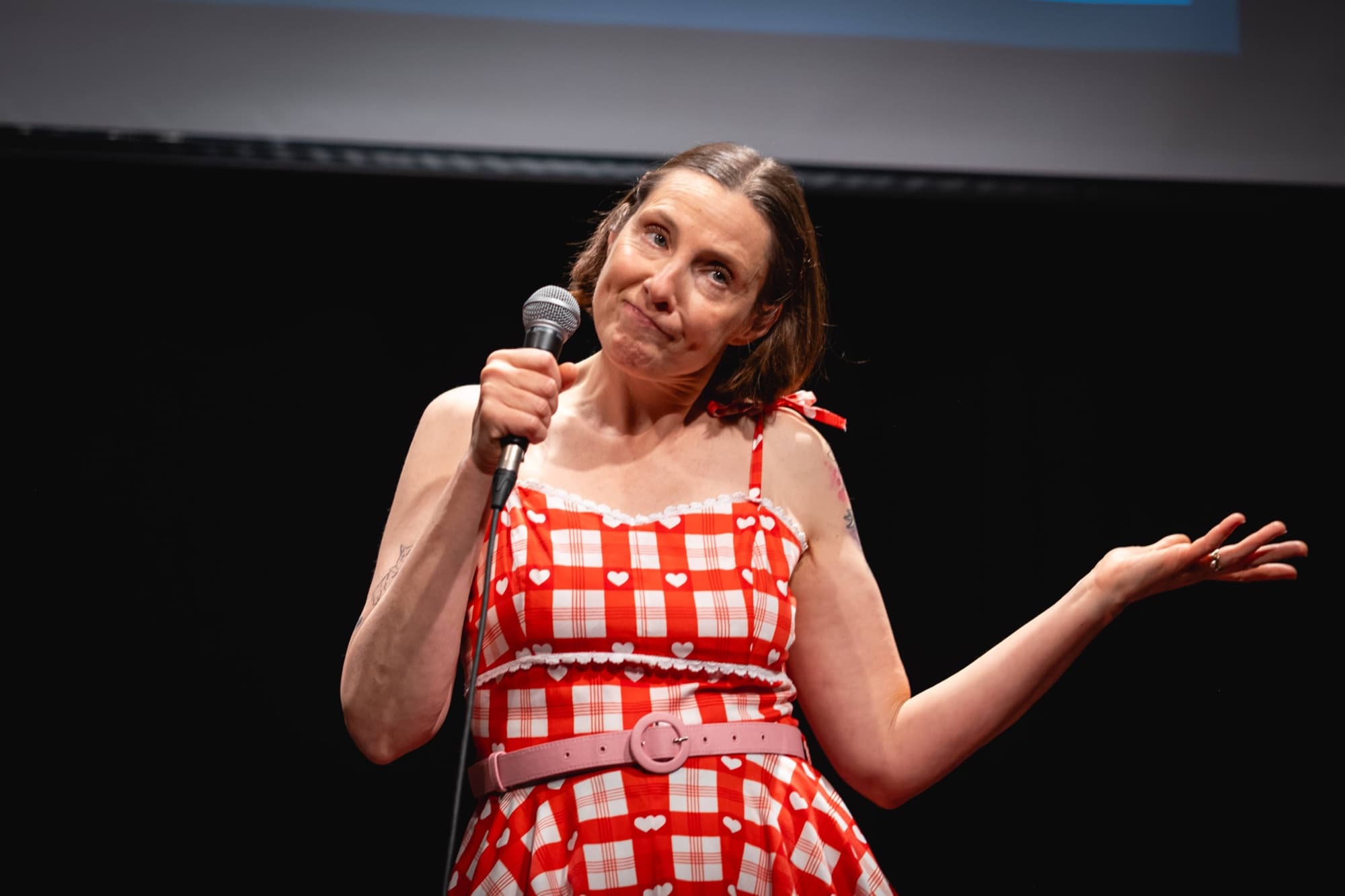 Marie-Pierre Poirier sur la scène humoristique québécoise.